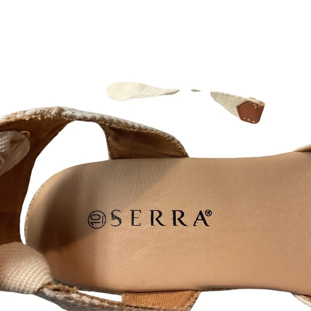Serra Women's Strappy Stylish Wedge Wedge Heel Espadrilles Sandals‎ Size 10 NWB